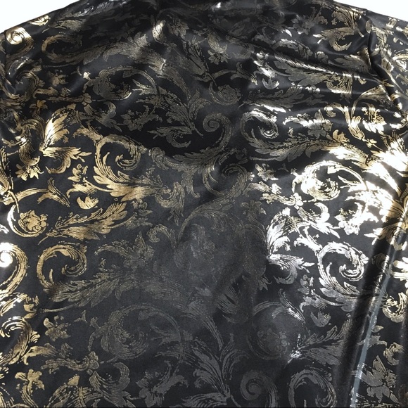 Vintage Black and Gold Button Down Blouse - Picture 6 of 6